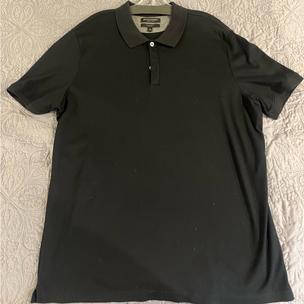 Banana Republic Classic Black Polo Shirt